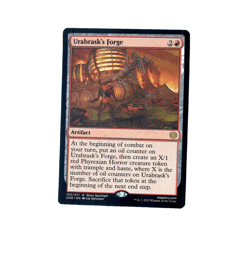 MTG Magic The Gathering Urabrask's Forge 153/271 R ONE EN Card NM - Image 1
