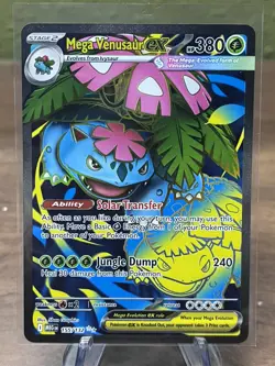 Mega Venusaur ex 155/132 ME01: Mega Evolution Ultra Rare Pokemon Card - Image 1