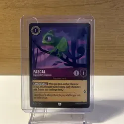 Disney Lorcana Demo Pascal Rapunzel's Companion Card - Rare - Image 1