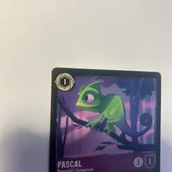 Disney Lorcana Demo Pascal Rapunzel's Companion Card - Rare - Image 4