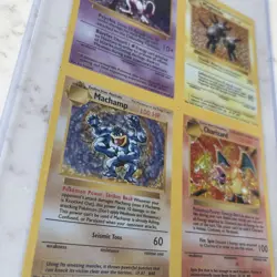 Pokemon Base Set Charizard 4 Card Uncut Sheet (See Description Prior To Bidding) - Image 3
