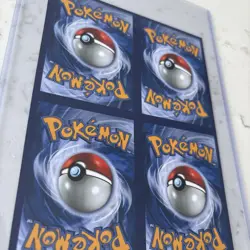 Pokemon Base Set Charizard 4 Card Uncut Sheet (See Description Prior To Bidding) - Image 4