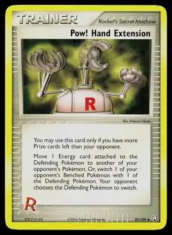 Pokemon Card - Pow! Hand Extension Team Rocket Returns 85/109 Uncommon - Image 1