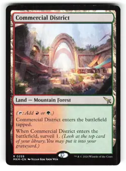 Commercial District #259 (NM) (MKM) (Non-Foil) Murders MTG Magic - Image 1