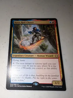 MTG Kaza, Roil Chaser Zendikar Rising - Rare - Nonfoil 225/280 - Image 1