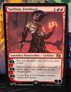 magic the gathering - Sarkhan, Fireblood - Legendary Planeswalker - Mythic - Red - Image 1