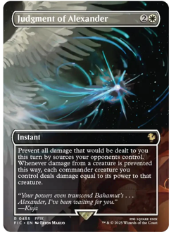 Judgment of Alexander - Borderless Final Fantasy MTG - Image 1