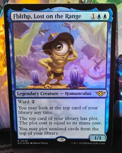 magic the gathering - FOIL!! - Fblthp, Lost on the Range - Legendary Creature - - Image 1