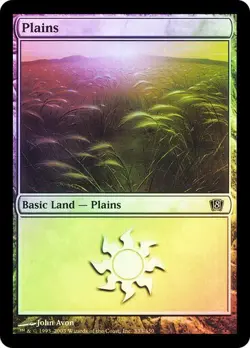 8th Edition MTG Foil 1 Plains (#333) Magic - Image 1