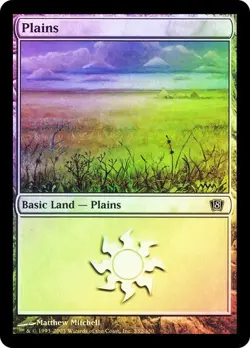 8th Edition MTG Foil 1 Plains (#332) Magic - Image 1