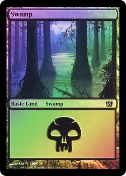 8th Edition MTG Foil 1 Swamp (#342) Magic - Image 1