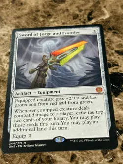 SWORD OF FORGE AND FRONTIER Magic the Gathering MTG Phyrexia: All Will Be One - Image 1