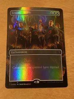 Legion Loyalty Borderless FOIL CLB - Near Mint - Image 1