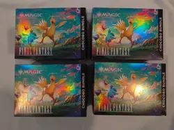 Magic The Gathering Final Fantasy Chocobo Bundle of 4 SEALED!! - Image 1