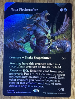 MTG Tarkir Dragonstorm, Naga Fleshcrafter - Borderless Foil - Image 1