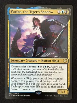 1x MTG Yuriko, the Tiger's Shadow - Commander 2018 (C18) #52 - Magic - Image 1