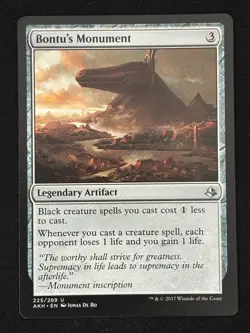 1x MTG Bontu's Monument - Amonkhet (AKH) #225 - Magic the Gathering - Image 5