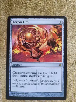 MTG Magic the Gathering Torpor Orb (162/181) New Phyrexia NM - Image 1