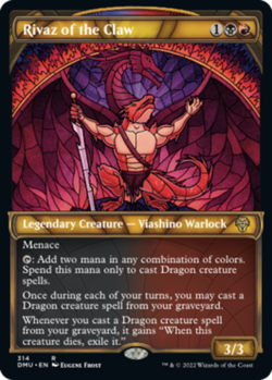 1 x Rivaz of the Claw - Showcase - Dominaria United - NM-Mint - MTG - Image 1