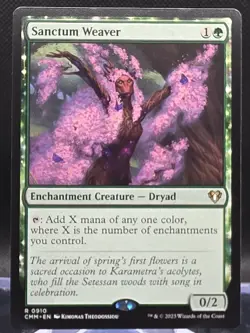 Sanctum Weaver #910 Commander Masters Regular Rare - Image 1