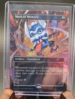 Mask of Memory Avatar: The Last Airbender Secret Lair MTG Rainbow Foil Near Mint - Image 3