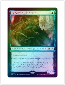 1x Blighted Agent - Phyrexian, Foil, Secret Lair Drop, Magic MTG NM - Image 1