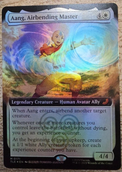Aang, Airbending Master #171 (extended Art FOIL) MTG Avatar: The Last Airbender - Image 1