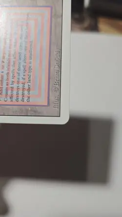 Magic: The Gathering Volcanic Island Revised Edition Rare Dual Land - Image 2