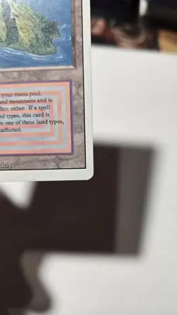 Magic: The Gathering Volcanic Island Revised Edition Rare Dual Land - Image 3