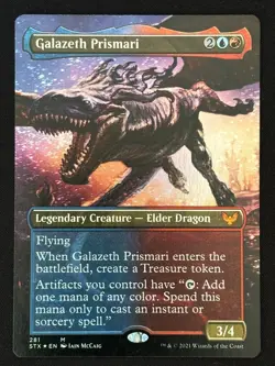 1x MTG Galazeth Prismari (Borderless, Foil) - Strixhaven: School of Mages (STX) - Image 1