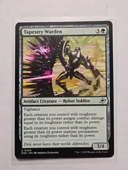 Tapestry Warden - Edge of Eternities - NM - MTG Magic - Uncommon - Creature - Image 1