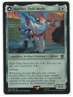 MTG Ratchet Field Medic Foil Brothers War Transformers Magic The Gathering TCG - Image 1