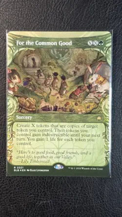For The Common Good Showcase FOIL 0321 M PF MTG Bloomburrow Series - Image 1