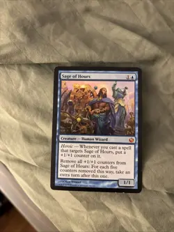 Sage of Hours Magic The Gathering 2014 Journey Into Nyx Light Play Mtg - Image 2