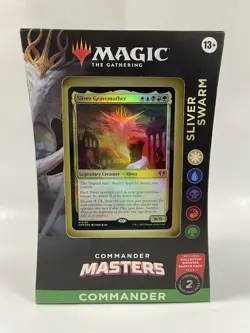 Sliver Swarm New Sealed Commander Deck Commander Masters MTG Magic the Gathering - Image 1