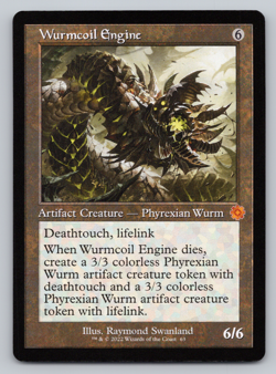 Wurmcoil Engine Retro Frame Artifact - Brother's War - MTG - Image 1