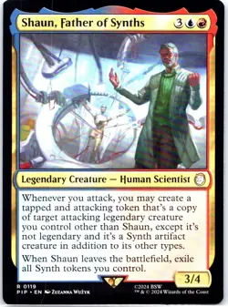 #119 Shaun, Father of Synths Universes Beyond: Fallout Rare - Image 1