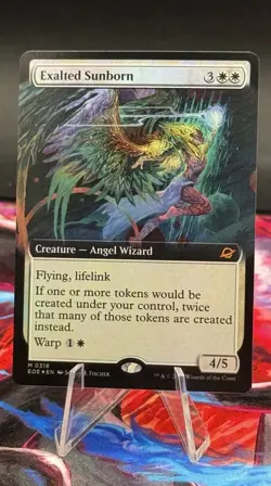 Near Mint x 1 Exalted Sunborn - Foil - Extended Art Edge of Eternities Variants - Image 1