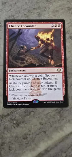 Chance Encounter Modern Horizons 2 Regular Enchantment Rare MTG - Image 1