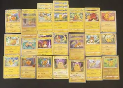 Pokemon Tcg Pikachu Card Lot (34) + Raichu - XY, SM, SWSH, SV - Holos, Base, - Image 1