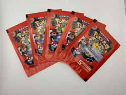 Pokemon Sealed Pack Lot of 5 - Peru Pokedex Album Sticker Red Pack - Image 4