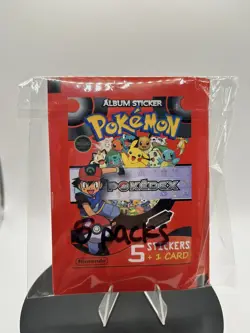 Pokemon Sealed Pack Lot of 5 - Peru Pokedex Album Sticker Red Pack - Image 5
