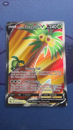Pokemon - 071/078 - Alolan Exeggutor V- Pokemon Go - Image 1