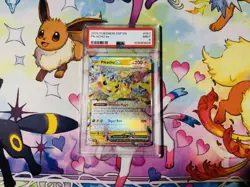 Pokemon TCG Pikachu EX Double Rare Holo Card 057/191 Surging Sparks Psa 9 - Image 1
