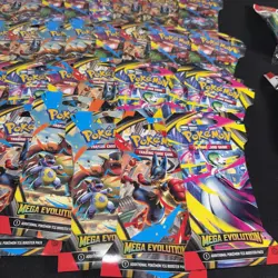 60 Pokemon Mega Evolution Sleeved Booster Packs New - Image 5