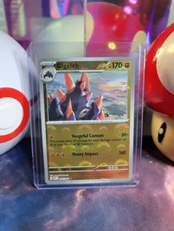 Gigalith 48/86 Pokemon TCG S&V White Flare Pokeball Uncommon Holo NM - Image 1