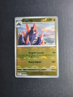 Gigalith 48/86 Pokemon TCG S&V White Flare Pokeball Uncommon Holo NM - Image 2