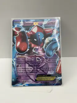 Deoxys EX (Team Plasma) BW82 Black Star Promo MP/HP Pokemon - Image 1