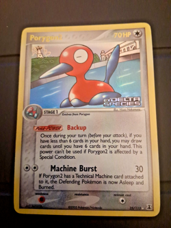 Pokemon Porygon2 EX Delta Species 25/113 Stamped Reverse Holo Rare LP Fast Ship - Image 1