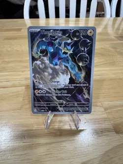 Pokemon TCG Black Bolt Thundurus SV209 Black Star ETB Promo - Image 1